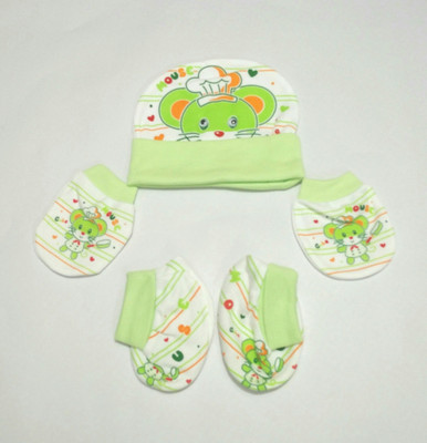 

Adore Baby Cap Mitten Booty Set(Green)