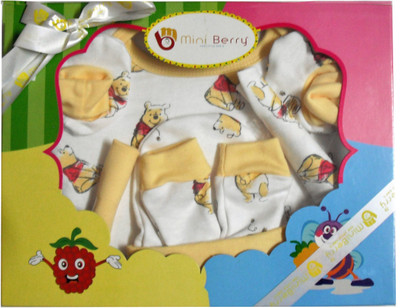 

Virajchildrenwear Baby Combo 6Pcs Gift Set(Yellow)