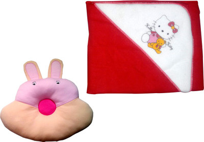 

Xchildhood New born baby blanket,baby head pillow(Multicolor)