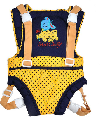 

Hawai Blue Dots Baby Carrier(Yellow, Blue), Blue;yellow