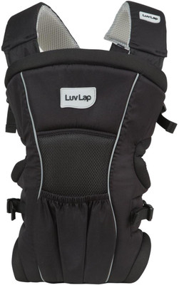 

LuvLap Luvlap Baby Carrier Blossom Black Baby Carrier(Black, Front carry facing out)