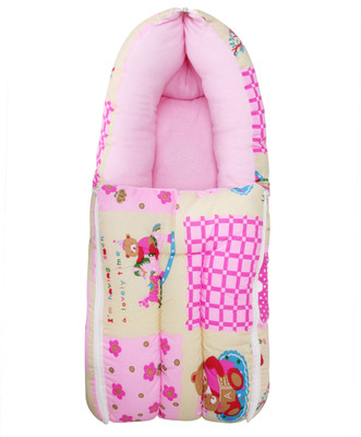 

FabSeasons Baby carrier cuddler sleeping bag Baby Carrier(Pink, Front carry facing out)
