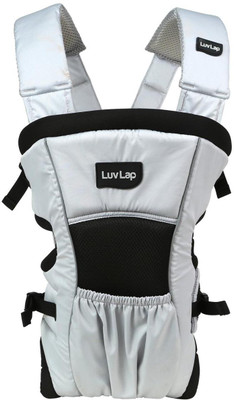 

LuvLap Luvlap Baby Carrier Blossom Grey Baby Carrier(White, Front carry facing out)