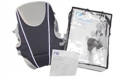 

Baby Grow MotherCare 4 Position Baby Carrier(Navy Blue, Front carry facing out)
