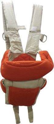 

Chuan Que Modernize Soft Carrier Baby Carrier(Beige, Orange, Front carry facing out)