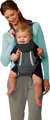 

Playette Versatile Baby Carrier(Charcoal grey, Front Carry facing in)