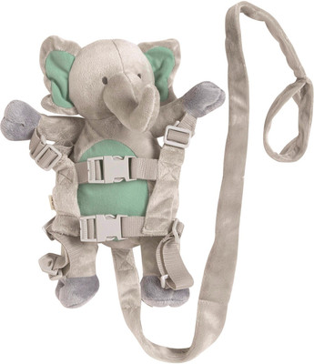 

Playette Gatsby the Elephant Baby Carrier(Grey, Back Carry)