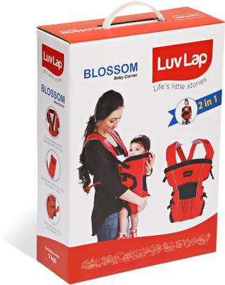Luvlap Baby Carrier Blossom Baby Carrier (Red/Black) 
