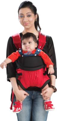 Luvlap Baby Carrier Blossom Baby Carrier (Red/Black) 