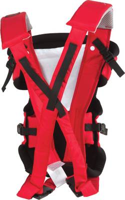Luvlap Baby Carrier Blossom Baby Carrier (Red/Black) 