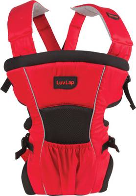 Luvlap Baby Carrier Blossom Baby Carrier (Red/Black) 