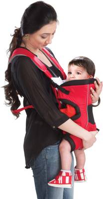 Luvlap Baby Carrier Blossom Baby Carrier (Red/Black) 