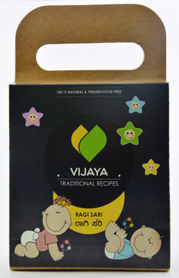 

VIJAYA FOODS 100% Natural Ragi Sari (Protein and Calcium rich) Cereal(500 g, Pack of 2)