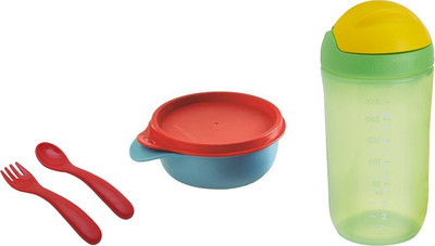 Buy Tupperware Baby Fedding set(Green, Blue, Red) on Flipkart