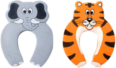 

Anantha Baby Door Stopper Tiger Elephant(Red, Grey)