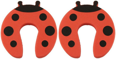 Kid Shield Child Door Stopper(Red)