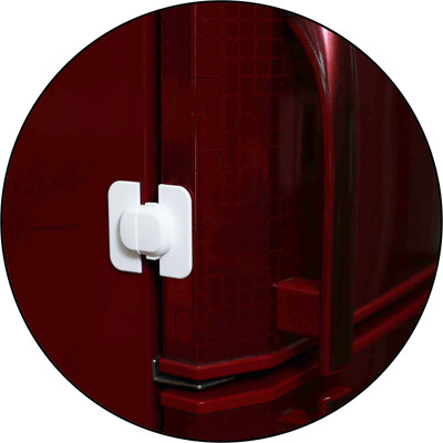 

Safe-O-Kid Unique, Auto-Lock Mechanism Child Safety Lock - Square (Pack of 1)(White)