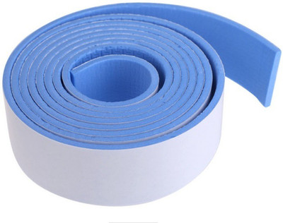 

Kuhu Creations Baby Safety Corner Protector Table Edge Flat Crash Bar Protection of 2 Meters Strips(Light Blue)