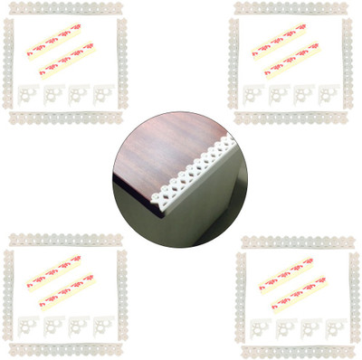 

Safe-O-Kid Unique, Human Chain Design 12 Edge Guard (1.5*18.8 cm) with 12 Corner Caps(White)