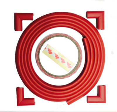 

Safe-O-Kid Unique, High Density, L-Shaped 2 mtr long Mini 2 Edge Guards with 8 Corner Cushions(Red)