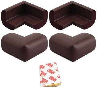 

Kelu Brand Baby Soft Corner Safety Guard Included Double Sided Adhesive Tape Brown Color(Brown)