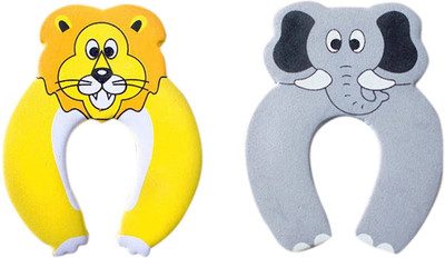 

Anantha Baby Door Stopper elephant & Lion(Grey, Yellow)