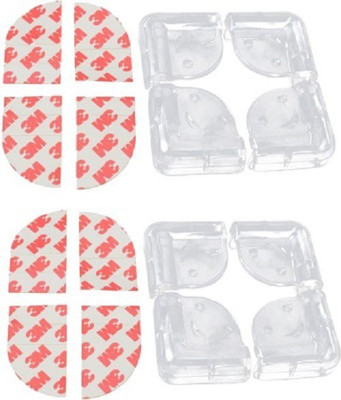

Kuhu Creations 8 Pcs Transparent Corner Guard Cushion for Child Infant Safety(Transparent)