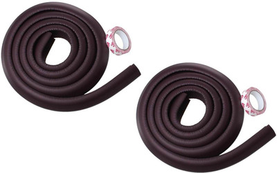 

0-Degree Premium Baby Safety Furniture Edge Cushion Corner cover Guard 2 meter tape strip as Infant child toddler Protector (2 piece)(Brown)
