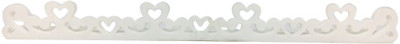 

Safe-O-Kid Unique, Heart Shape Designer 4 Edge Guards (1.5*19.5 cm) with 4 Corner Cushions(White)