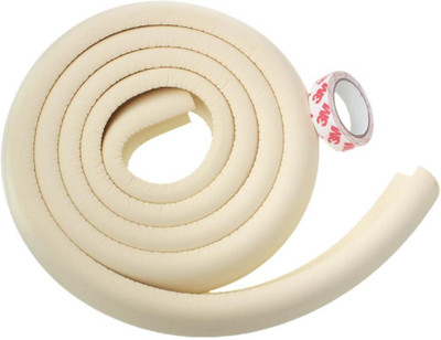 

Kuhu Creations Edge & Corner Guards 2M Crash Bar Children Safety Edge Guards Strip with 3M Tape(Ivory)