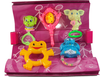 

Popular Rattle Set 5Pcs Rattle(Multicolor)