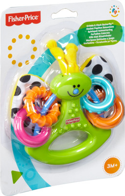 

Fisher-Price Crinkle & Clack Butterfly Rattle