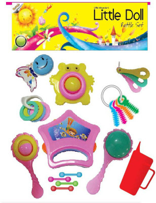 Ratnas Baby joy 10 pcs set Rattle(Multicolor) Ratnas Baby joy 10 pcs set Rattle(Multicolor)