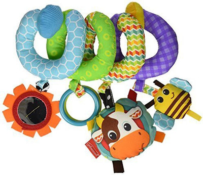 

Infantino Spiral Activity Toy, Blue Rattle(Multicolor)