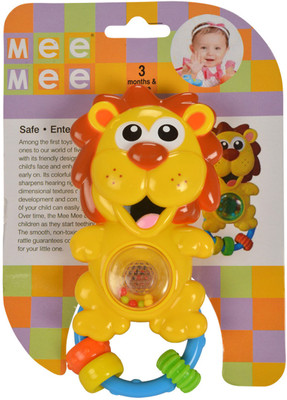 

Meemee Lovely Lion Rattle Rattle(Multicolor)