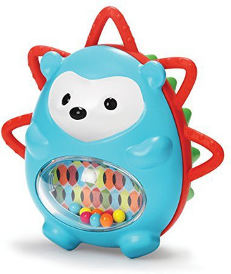 

Skip Hop Explore and More Click Clack Toy, Hedgehog Rattle(Multicolor)