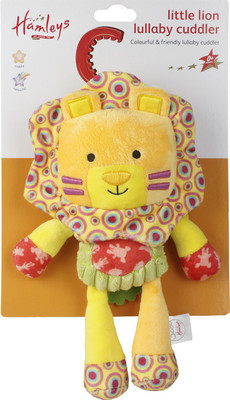 Hamleys Little Lion Lullaby Cuddler Rattle(Multicolor)