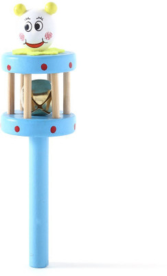 

Babyofjoy Wooden Rattle Rattle(Blue)