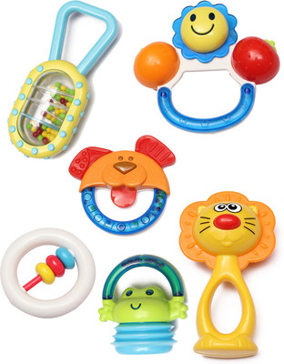 

Babeezworld cute baby Rattle(Multicolor)
