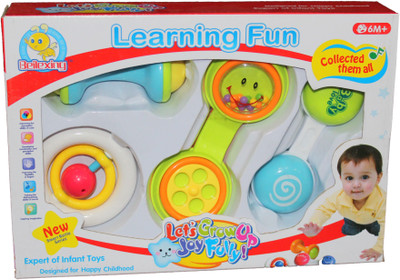 

Mamaboo Learning Fun Rattle(Multicolor)