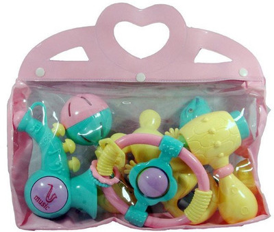 Khareedi Toys 6Pcs Set in PVC Rattle(Multicolor)