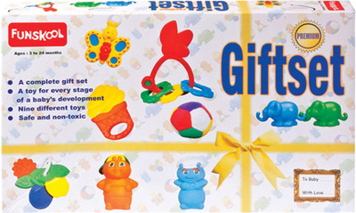 

Giggles Gift Set - Premium Rattle(Multicolor)