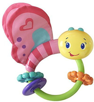 

Bright Starts Fly By Butterfly Rattle (Discontinued by Manufacturer) Rattle(Multicolor)