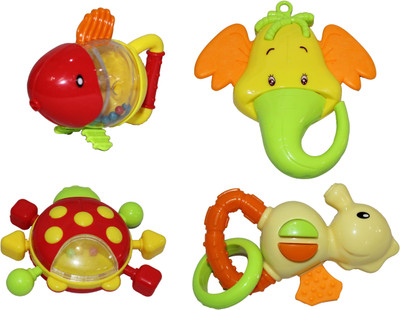 

Mamaboo Baby Small Gift Set Rattle(Multicolor)