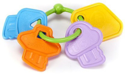 

Green Toys My First Keys Baby Toy Rattle(Multicolor)