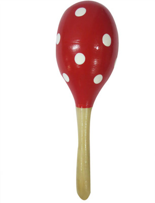 

DCS Baby Wooden Musical Egg Rattle (Red) Rattle(Red)
