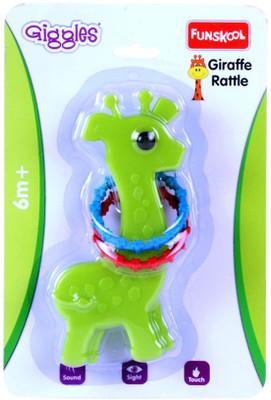 Giggles Baby Rattle - Giraffe(Green)