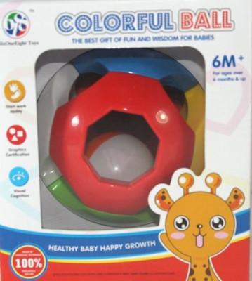 

Little Grin Colorful Ball Rattle Rattle(Multicolor)