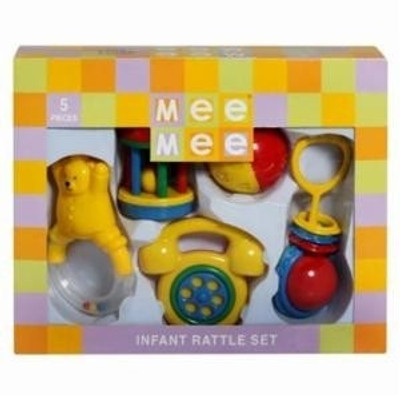 

Meemee Musical Rattle Set (Set of 4 Piece) 1 M+ Rattle(Yellow)