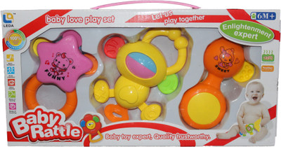 

Mamaboo Funny Baby Rattle(Multicolor)